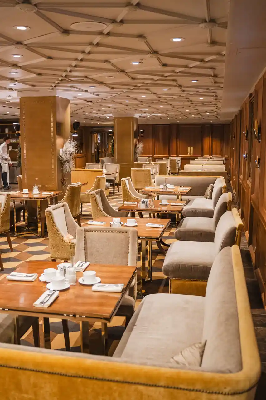 Signature fine dining restaurant interior