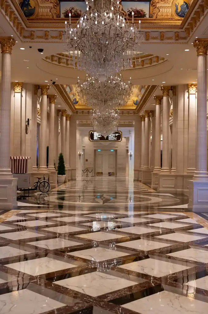 Elegant Casino Lounge Entrance